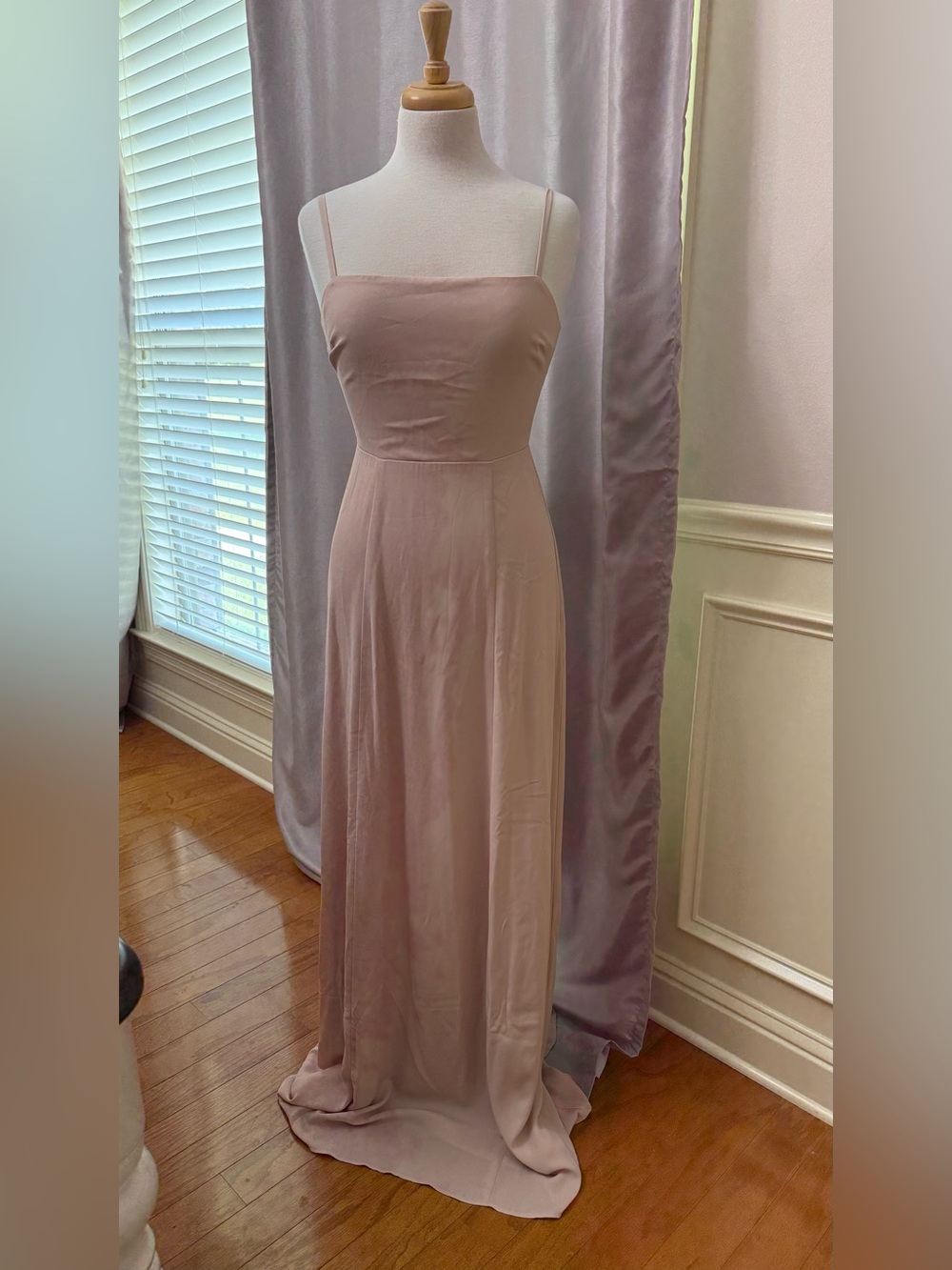 Show Me Your MuMu Dusty Rose Slip Maxi Dress